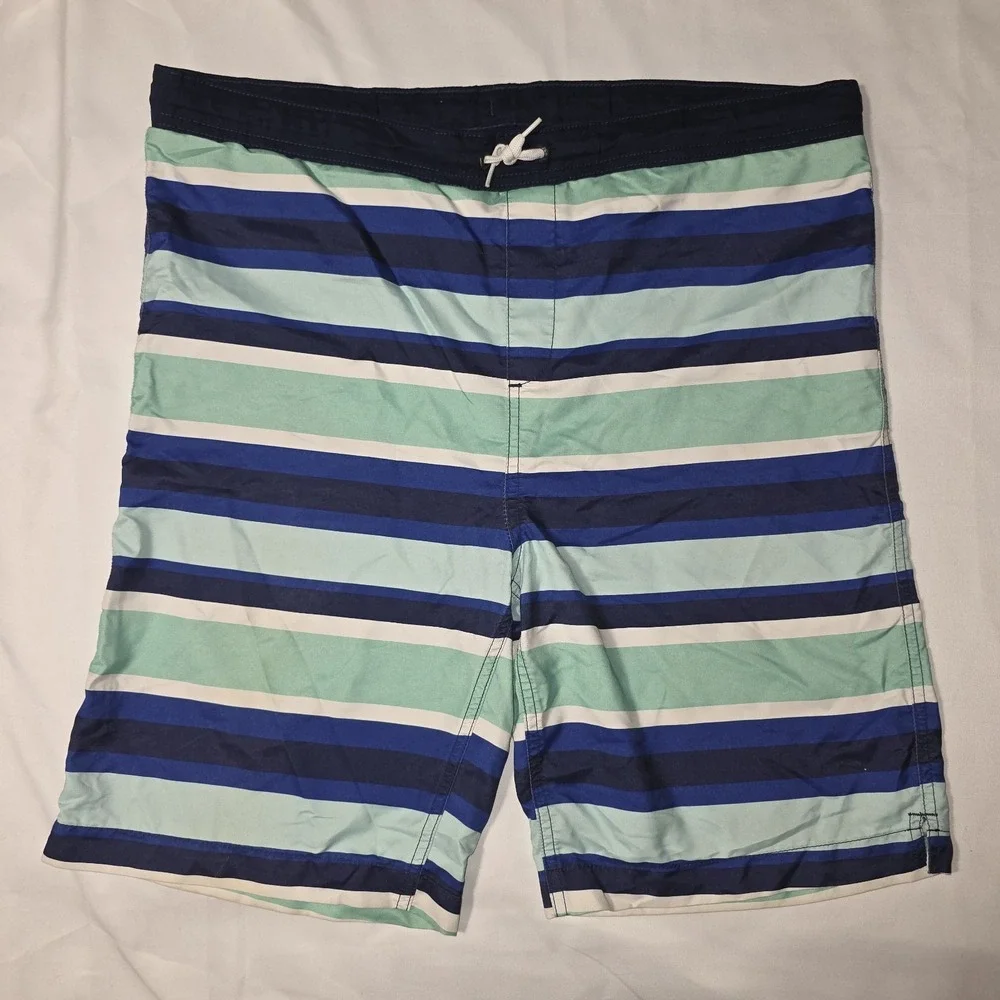 Lands End Swim Trunks‎ Boys YOUTH XL Mesh Lined Drawstring